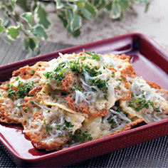豆腐としらすのチーズチップス