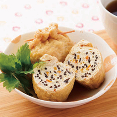豆腐の巾着煮