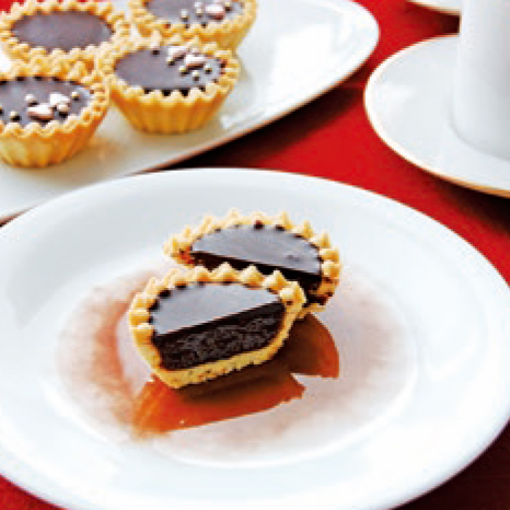 豆腐の生チョコ風タルト