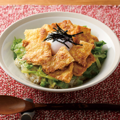 お揚げののっけ丼